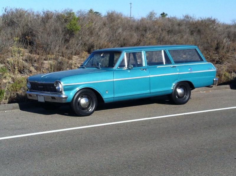 Illustration for article titled This Chevy Nova Wagon Is A Teal Sleeper And I Want It Badly